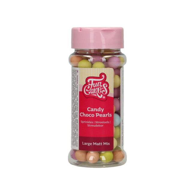 CANDY CHOCO PEARLS LARGE MATT MIX 70GR