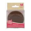 BAKING CUPS BROWN 50X32MM 48PCS