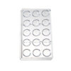 HALF SPHERE POLYCARBONATE MOULD D35MM