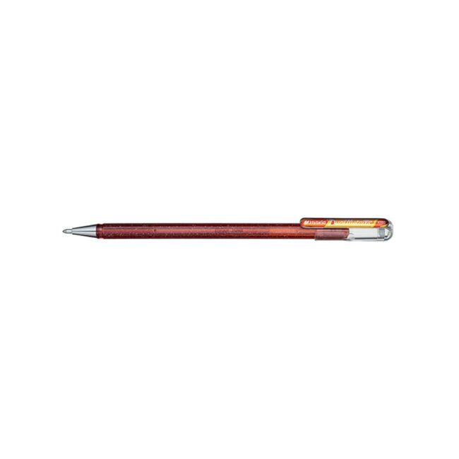 PEN ROLLER GEL INK GLITTER ORANGE