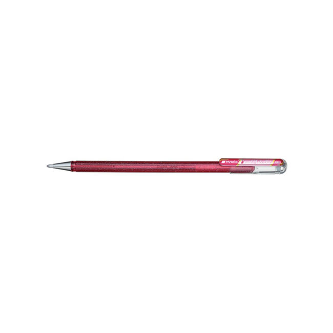 PEN ROLLER GEL INK GLITTER ROSE