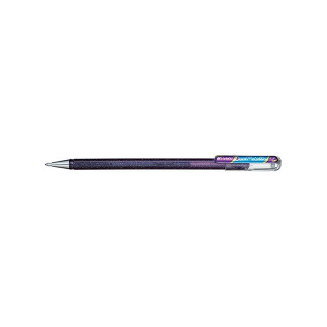 PEN ROLLER GEL INK GLITTER VIOLET