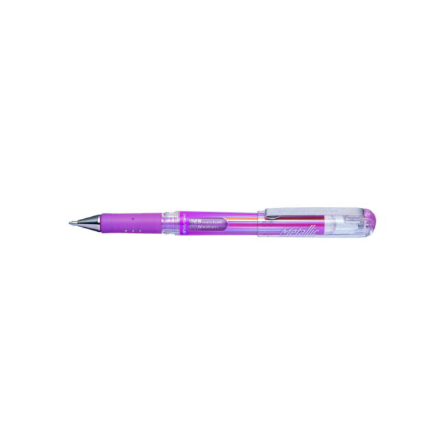 PEN ROLLER INK GEL METALLIC ROSE 1MM