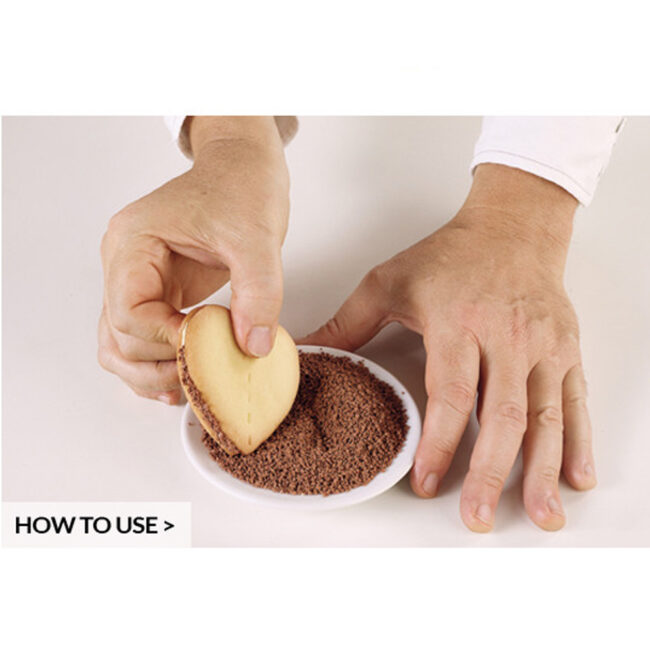 HEART SHAPED PASTRY CUTTER & 80 SHEETS 75X70XH4MM - Image 8