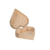 WOODEN HEART MAGNETIC BOX 17X16X6CM