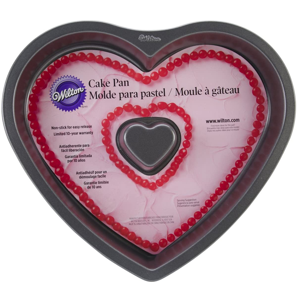 Non-Stick Fluted Cake Pan-Heart