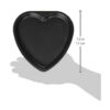 SET OF 5 LAYER HEART CAKE PANS BLACK 15CM - Image 4