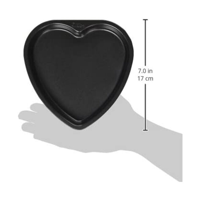 SET OF 5 LAYER HEART CAKE PANS BLACK 15CM - Image 4