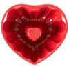 HEART FLUTED TUBE PAN RED 20CM