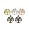 HANGING TREE OF LIFE METALLIC GOLD 20MM 50PCS