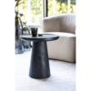 SIDE TABLE RON ROUND BLACK 46X46X49CM - Image 2