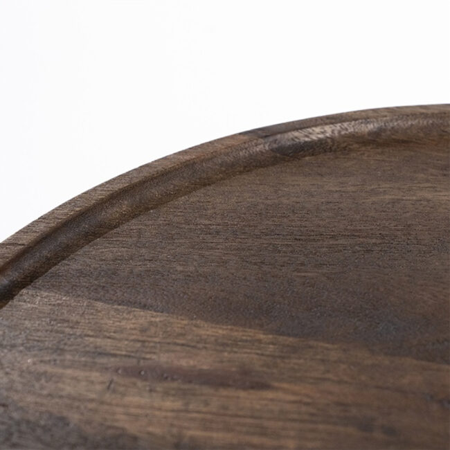 COFFEE TABLE RON ROUND BROWN 80X80X32CM - Image 4