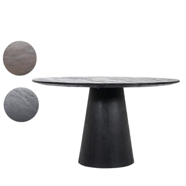 DINING TABLE ARON ROUND 130X130X76CM