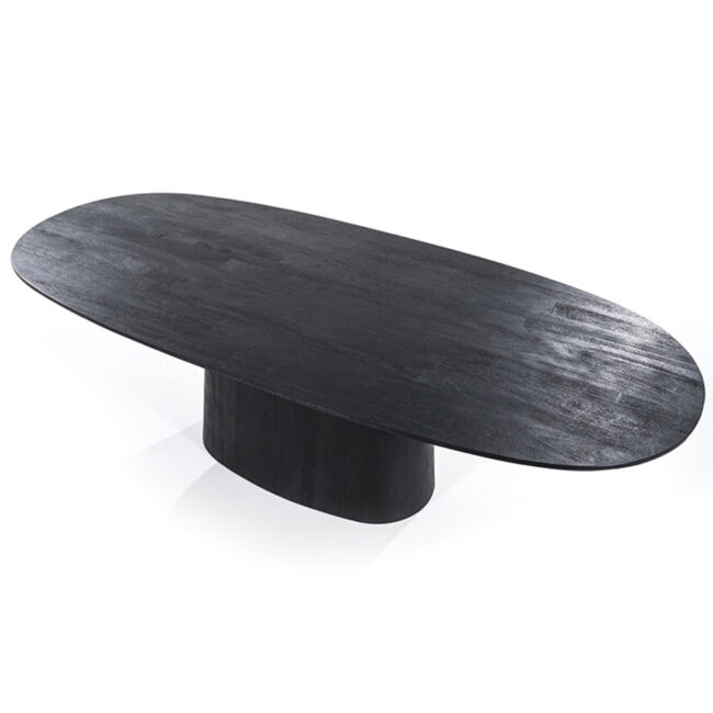 DINING TABLE ARON BLACK 250X110X76CM - Image 6