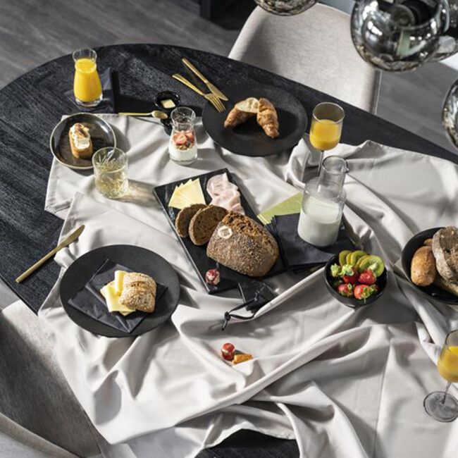 DINING TABLE ARON BLACK 250X110X76CM - Image 4