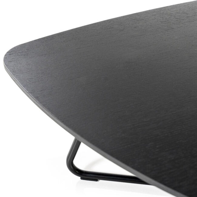 COFFEE TABLE MOOS BLACK 75X85X32CM - Image 3