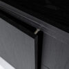 CABINET HELSINKI 4 DOORS & 2 DRAWERS BLACK 200X42X220CM - Image 6