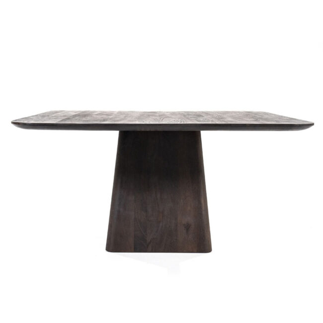DINING TABLE ARON SQUARE BROWN 150X150X76CM