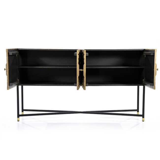 DRESSER NOA 4 DOORS 160X40X90CM - Image 5