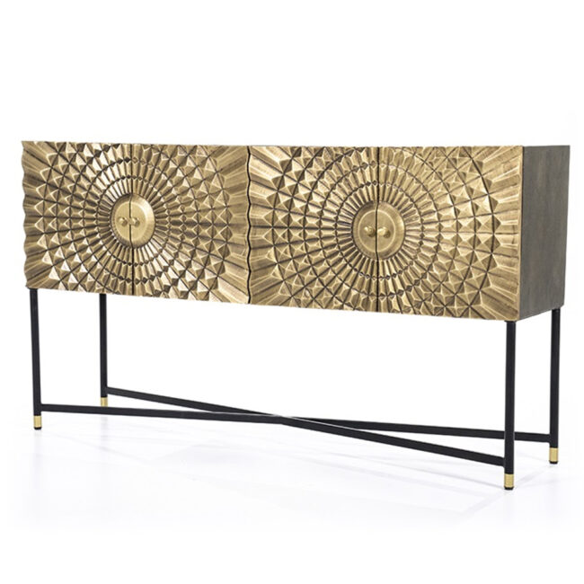 DRESSER NOA 4 DOORS 160X40X90CM - Image 6