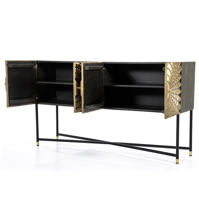 DRESSER NOA 4 DOORS 160X40X90CM - Image 7