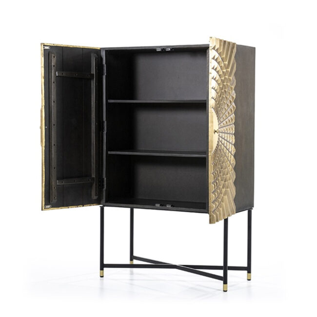 DRESSER NOA 2 DOORS 90X40X145CM - Image 4