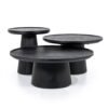 SIDE TABLE RON ROUND BLACK 46X46X49CM - Image 3