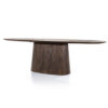 DINING TABLE ARON BROWN 250X110X76CM - Image 2