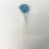 SWIRL LOLLIPOP WHITE & BLUE