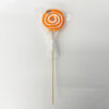 SWIRL LOLLIPOP WHITE & ORANGE