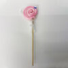 SWIRL LOLLIPOP SMALL WHITE & PINK