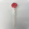 SWIRL LOLLIPOP WHITE & RED