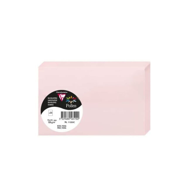 CARDS POLLEN PINK 70X95CM 25PCS
