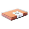SET OF 20 CARDS 110X115MM & 20 ENVELOPES POLLEN TERRACOTTA 114X162CM