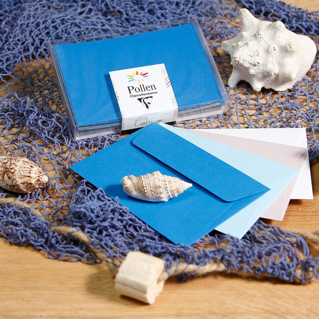 SET OF 20 CARDS 110X115MM & 20 ENVELOPES MINERAL 114X162CM - Image 3