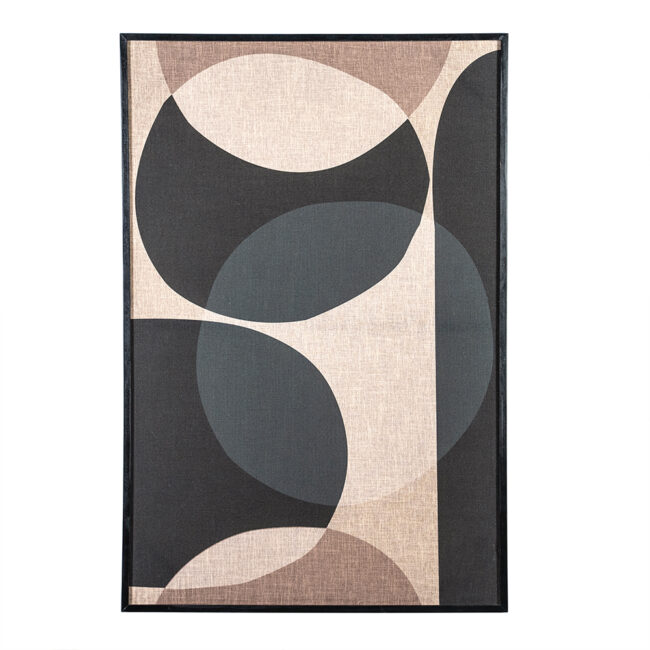 WALL DECOR ATO SMALL BLACK 60X3X90CM