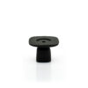 CANDLE HOLDER SQUAND SMALL ALUMINIUM BLACK 14.2X14.2X9.7CM