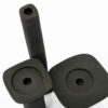 CANDLE HOLDER SQUAND MEDIUM BLACK ALUMINIUM 9.6X9.6X18CM - Image 2