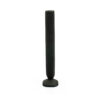 CANDLE HOLDER SQUAND LARGE BLACK ALUMINIUM 7X7X31CM