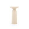 SIDE TABLE SQUAND SMALL ALUMINIUM BEIGE 27X27X54CM