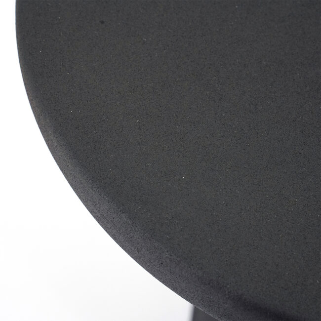 SIDE TABLE SQUAND SMALL ALUMINIUM BLACK 27X27X54CM - Image 3