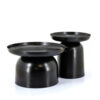 COFFEE TABLE BODIE BLACK 60X60X38CM - Image 2