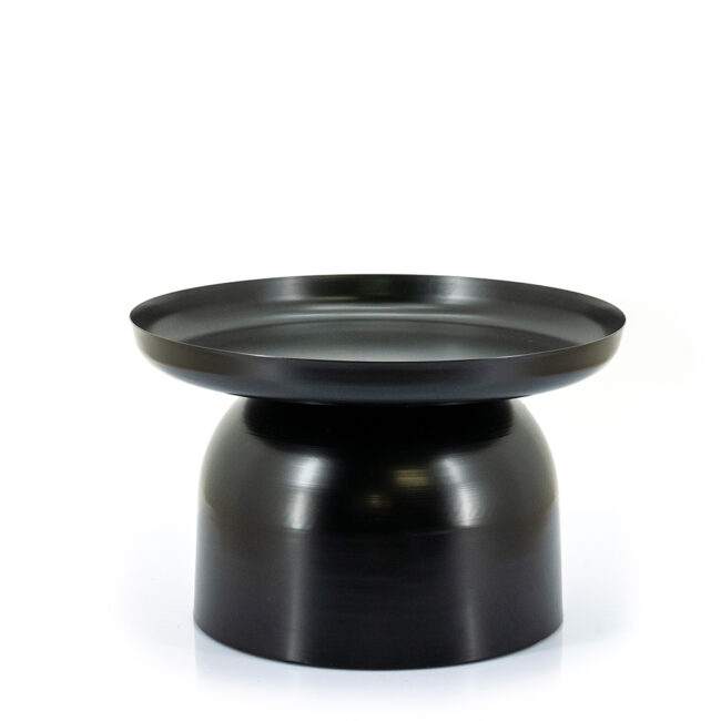 COFFEE TABLE BODIE BLACK 60X60X38CM