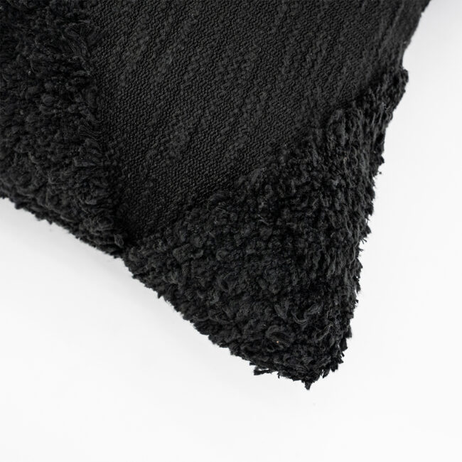 PILLOW WABI BLACK 45X45CM - Image 3