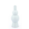 CANDLE HOLDER BOLD LIGHT BLUE 11X11X26.5CM