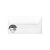 ENVELOPES POLLEN IRIDESCENT WHITE 110X220MM 20PCS