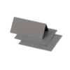 PLACE CARD POLLEN DARK GREY 85X80MM 25PCS