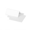 PLACE CARD POLLEN IRIDESCENT WHITE 85X80MM 25PCS