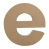 FUNNY LITTLE LETTER E BROWN 5X22X23CM