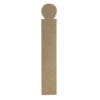 LARGE FUNNY LITTLE LETTER I BROWN 30CM